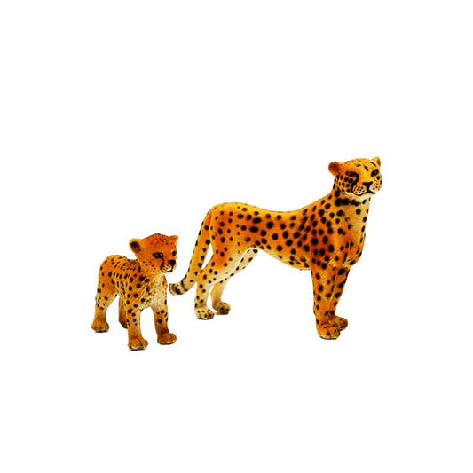 Schleich Gepardin und Gepardenbaby 14143 + 14327