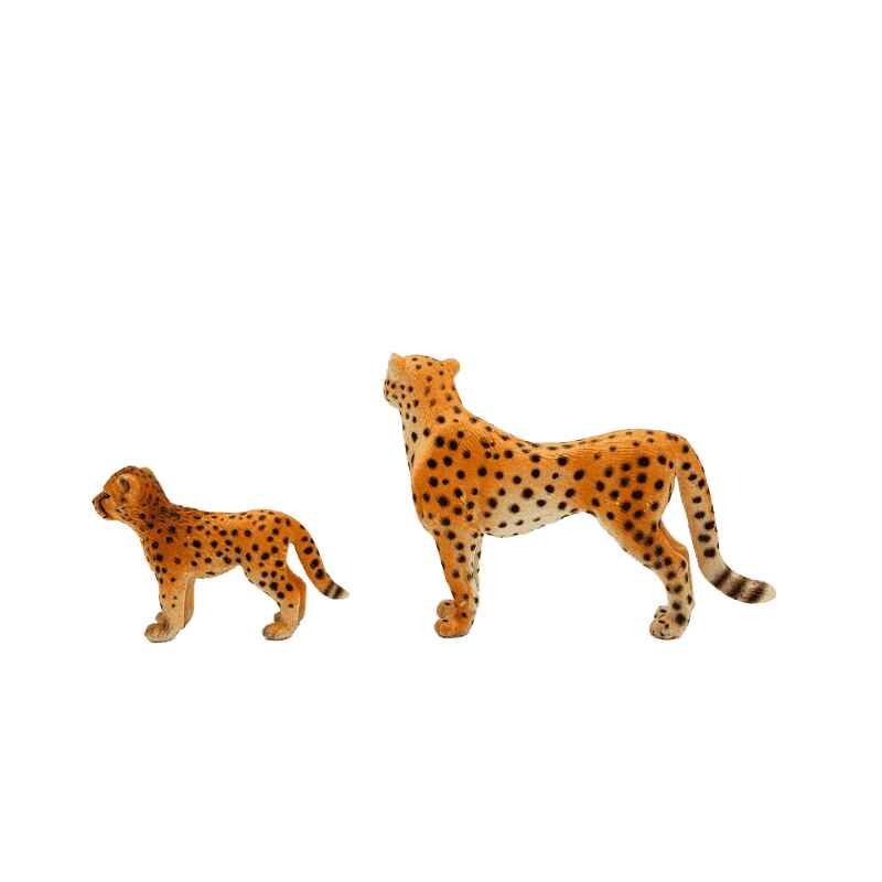 Schleich Gepardin und Gepardenbaby 14143 + 14327