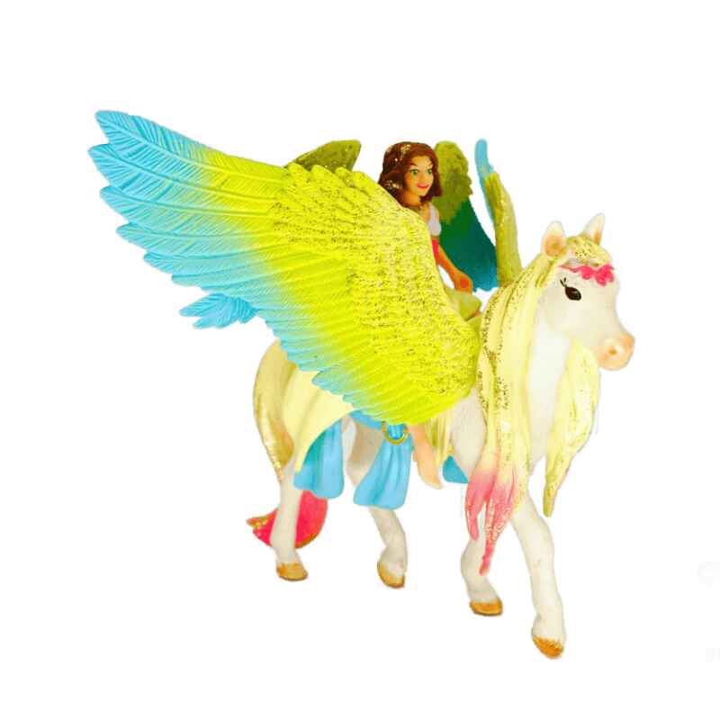Schleich Bayala Fee Surah und Einhorn Glitzer Pegasus 70566