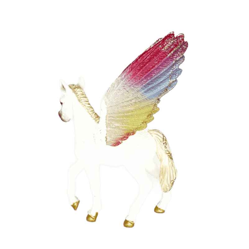 Schleich Bayala Geflügeltes Regenbogeneinhorn Fohlen 70577