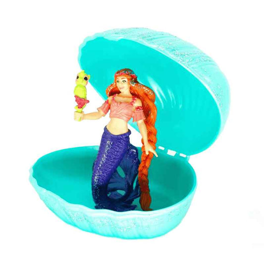 Schleich Bayala Meerjungfrau mit Baby-Seepferd in Muschel 70563