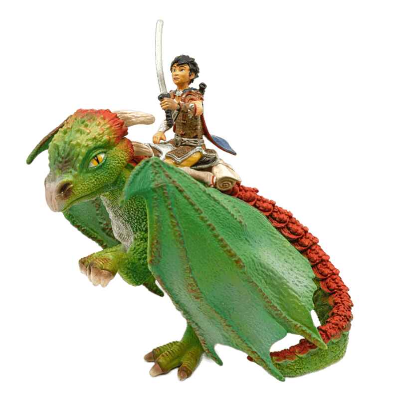 Schleich Drache Kishay mit Drachenreiter 70447