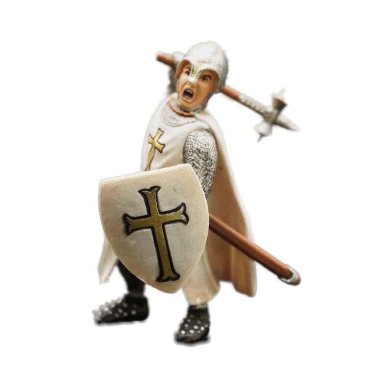 Schleich Kreuzritter Fußsoldat mit Kriegshammer 70037