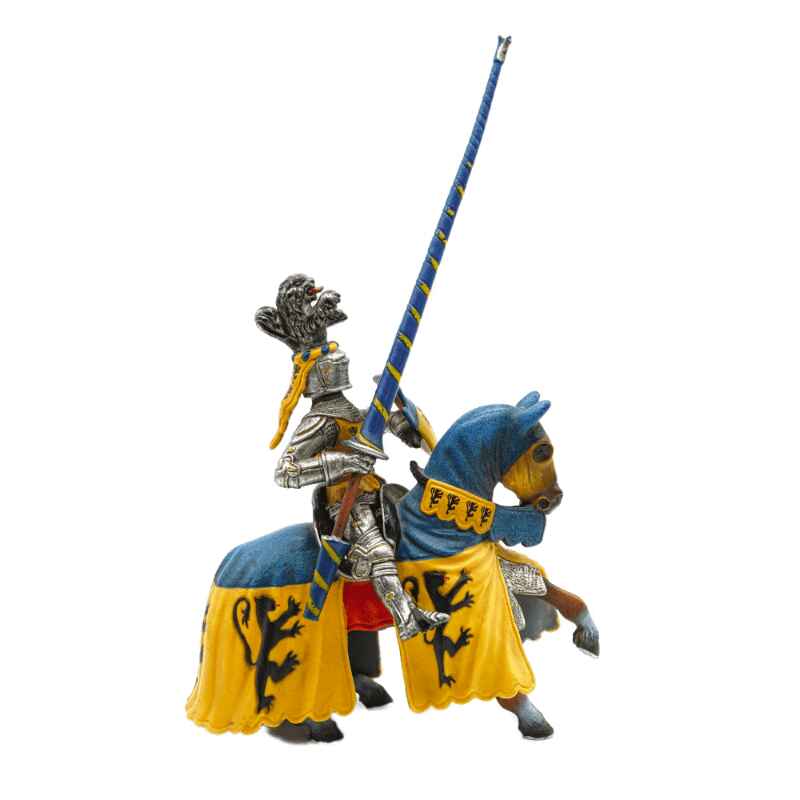 Schleich Löwenritter Turnierritter auf Pferd 70020