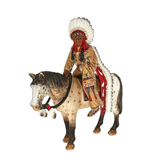 Schleich Sioux Häuptling auf Pferd 70300