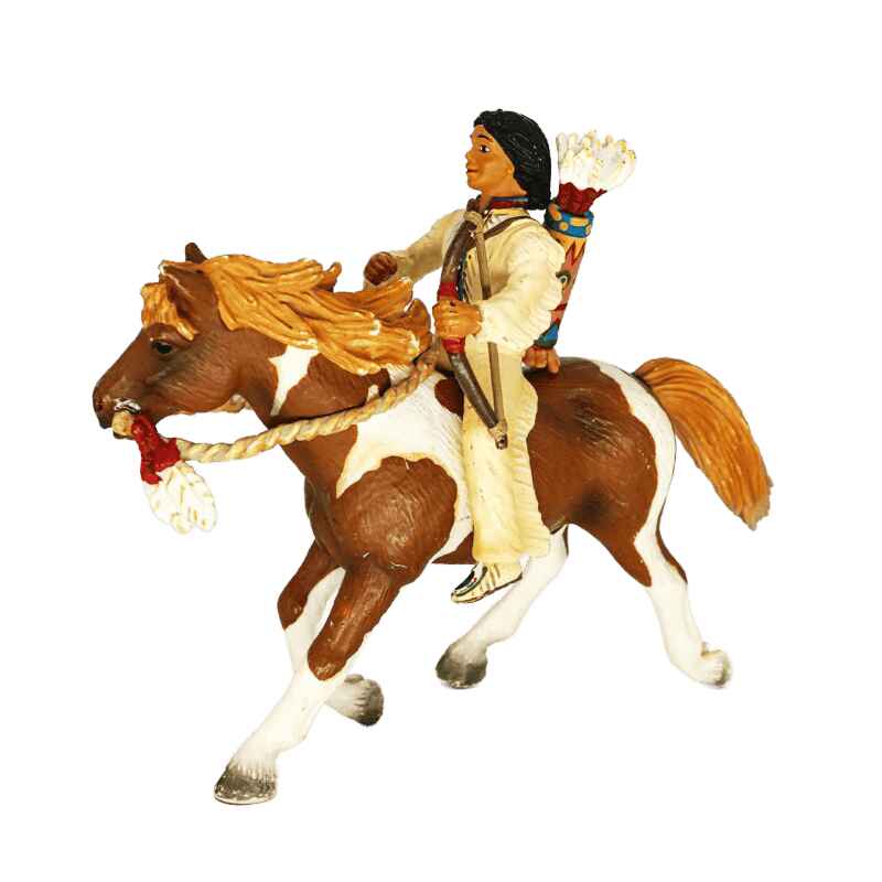 Schleich Sioux Junge auf Pony 70302