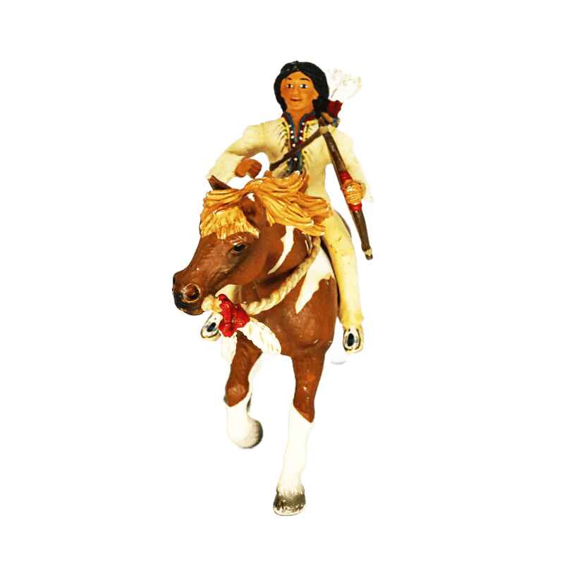 Schleich Sioux Junge auf Pony 70302