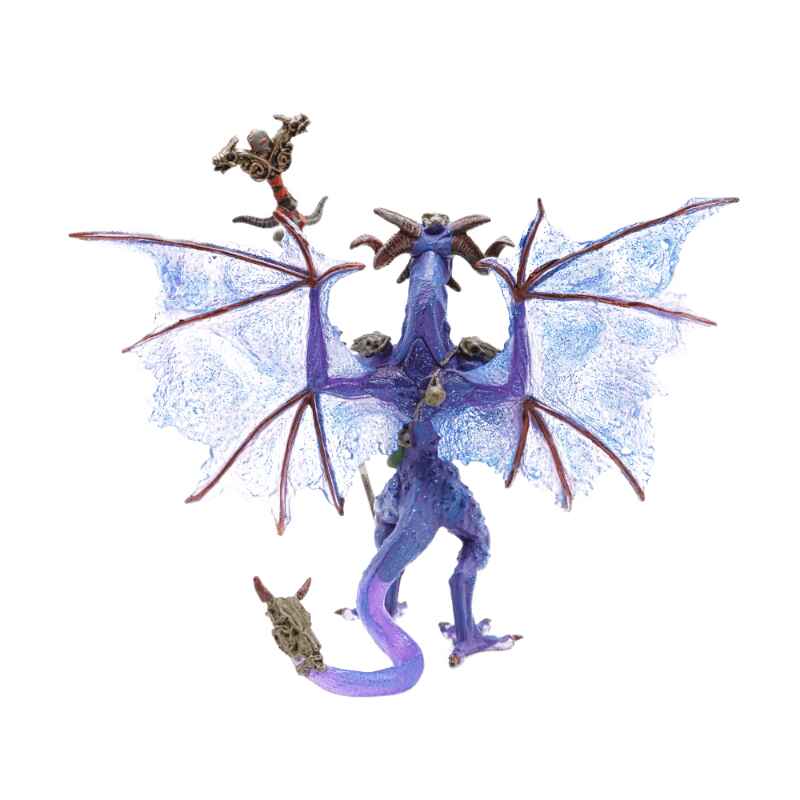 Plastoy Lila Drachen Zauberer Figur 060229