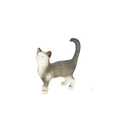 Schleich Katze grau weiss 13122