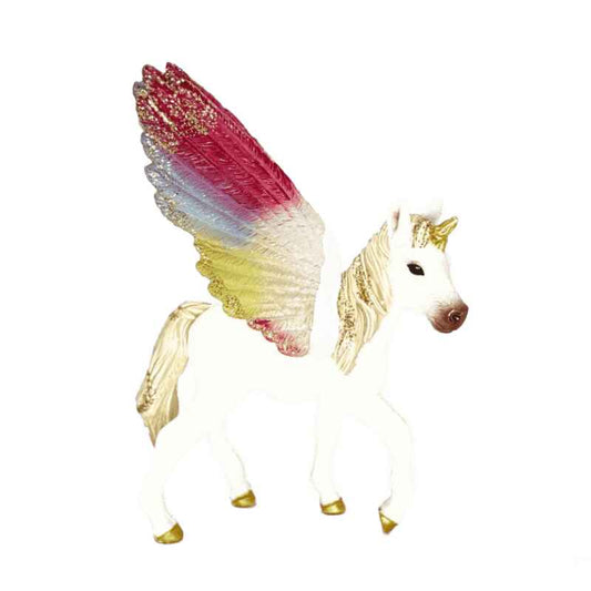 Schleich Bayala Geflügeltes Regenbogeneinhorn Fohlen 70577