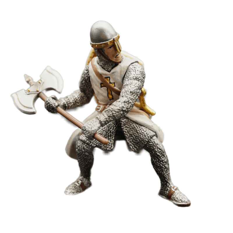 Schleich Kreuzritter Fußsoldat mit Streitaxt 70036