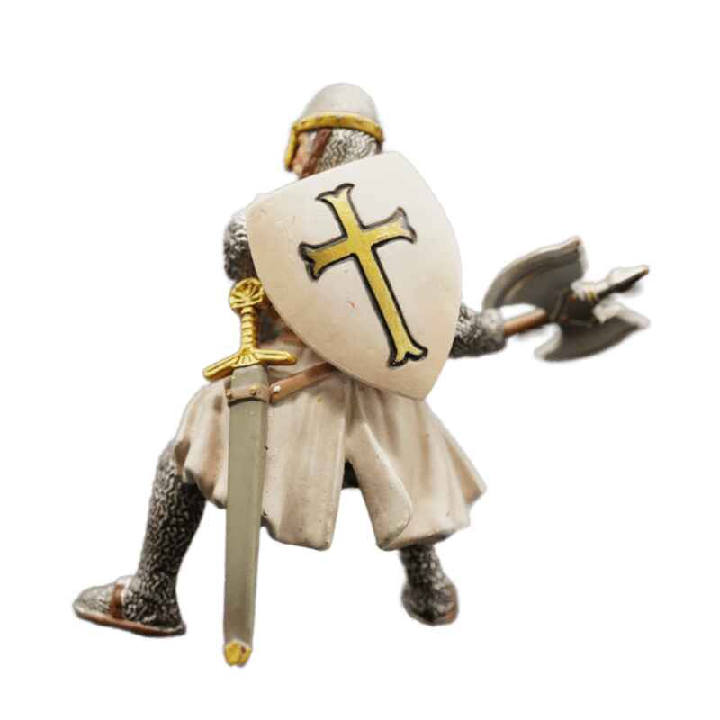Schleich Kreuzritter Fußsoldat mit Streitaxt 70036