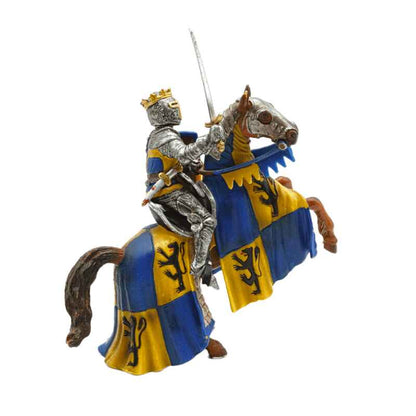 Schleich Löwenritter Fürst auf steigendem Pferd 70009